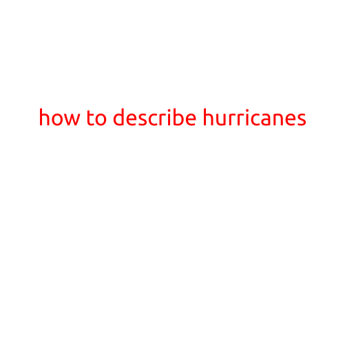 How to Describe Hurricanes: A Guide to Effective Communication