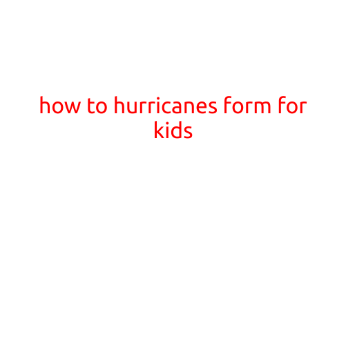 How to Hurricanes Form for Kids