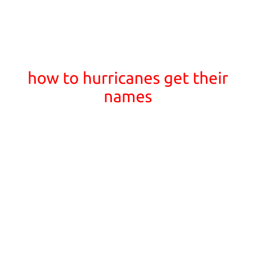 How to Hurricanes Get Their Names