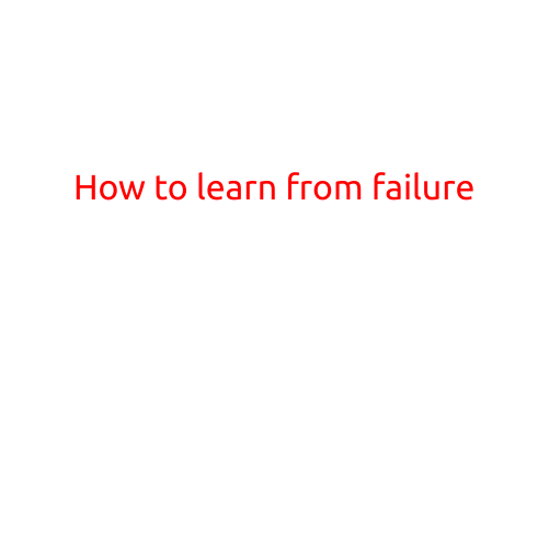 How to Learn from Failure