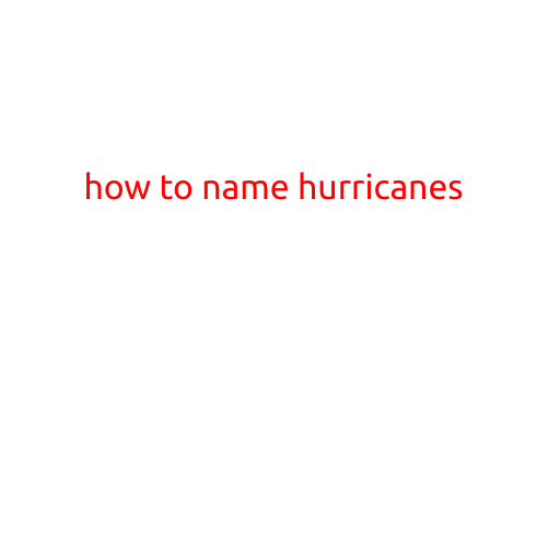 How to Name Hurricanes: A Step-by-Step Guide