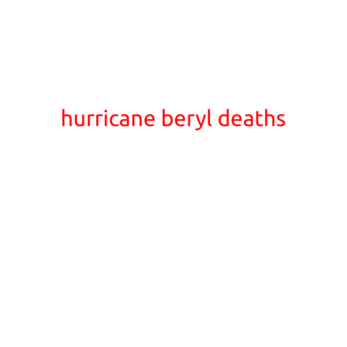 Hurricane Beryl Deaths: A Devastating Toll in the Caribbean