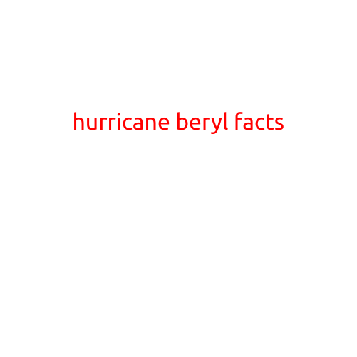 Hurricane Beryl Facts: Understanding the Twelfth Named Storm of the 2018 Atlantic Hurricane Season