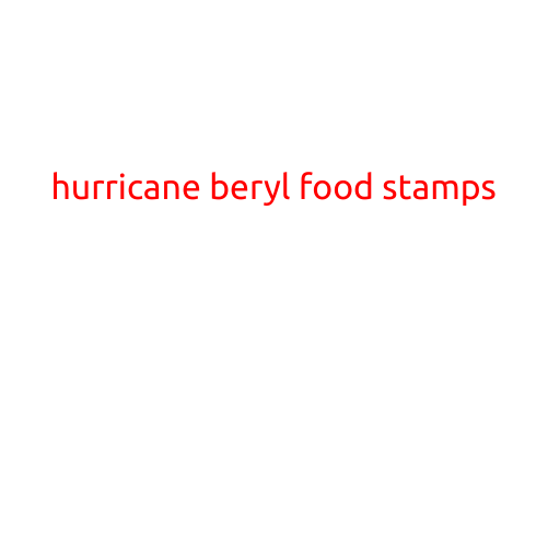 Hurricane Beryl: Food Security Concerns for Vulnerable Populations in Caribbean and US