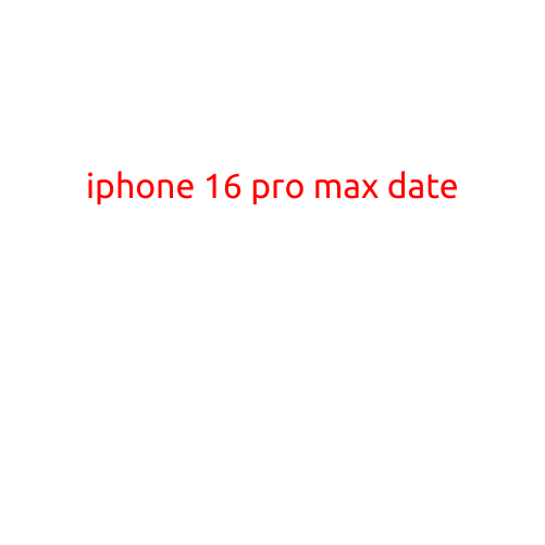 iPhone 16 Pro Max: Expected Date and Rumors