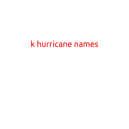 The Meaning Behind the Names: K Hurricane Names