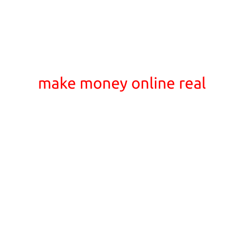 Make Money Online Real: A Guide to Earning a Living from the Comfort of Your Own Home