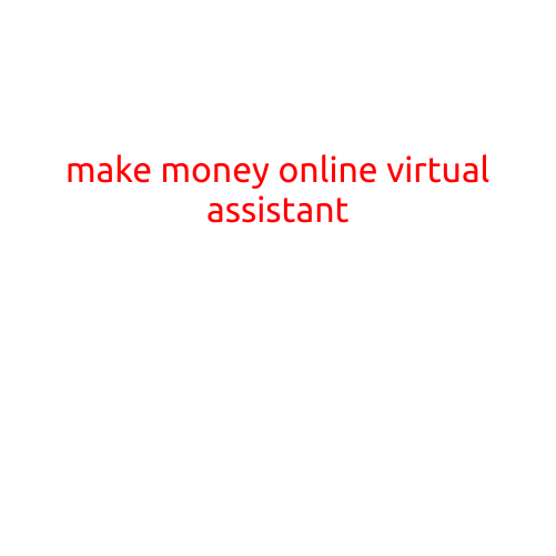 Make Money Online as a Virtual Assistant