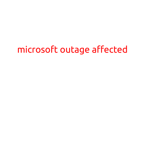 Microsoft Outage Affects Millions of Users Worldwide