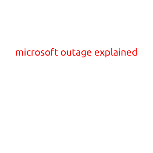 Microsoft Outage Explained: Understanding the Recent Global Disruption