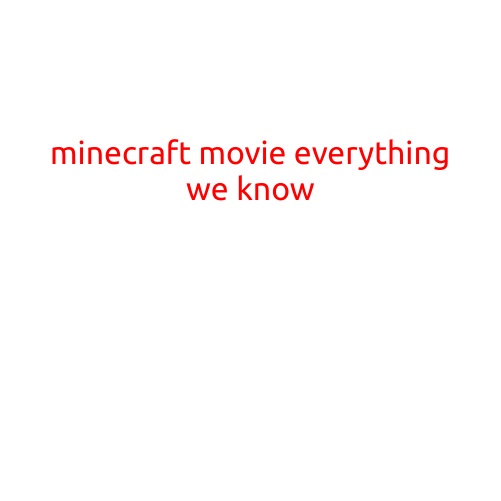 Minecraft Movie: Everything We Know