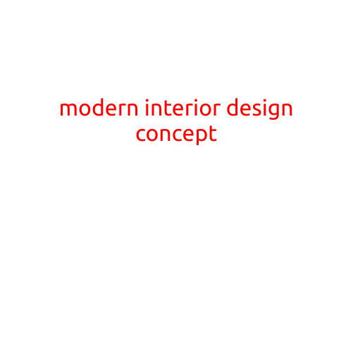 Modern Interior Design Concept