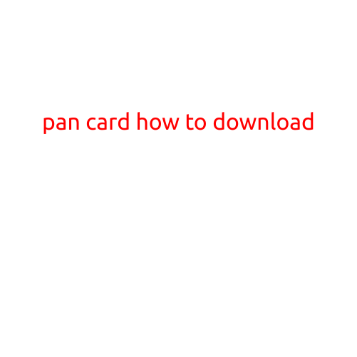 How to Download Your PAN Card Online in 5 Easy Steps