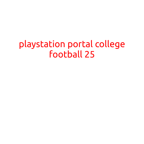 PlayStation Portal: College Football 25