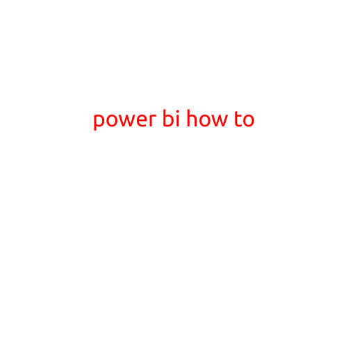 Here is a sample article on "Power BI How-to" topics: