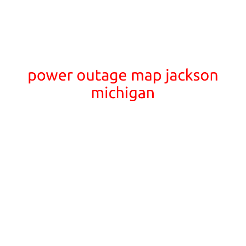 Power Outage Map: Jackson, Michigan