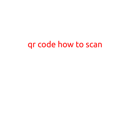 QR Code: How to Scan