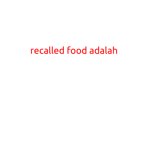 Recalled Food Adalah: Understanding the Importance of Food Recall