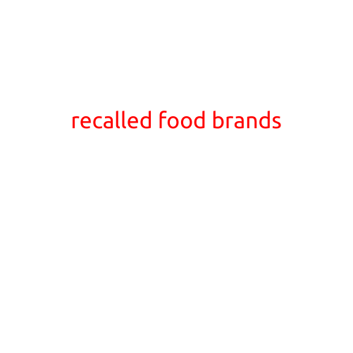 Recalled Food Brands: A Growing Concern for Consumers