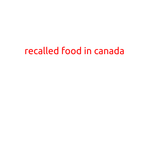 Recalled Food in Canada: A Guide to Keeping Your Family Safe