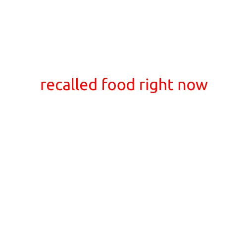 Recalled Food: Right Now