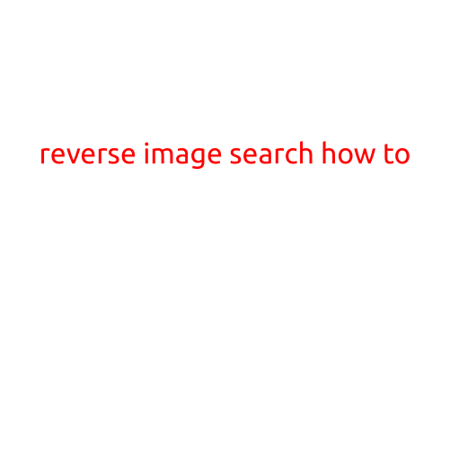 Reverse Image Search: How to