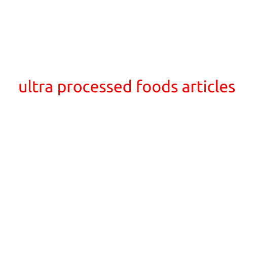 Ultra Processed Foods: The Silent Killer in Your Diet