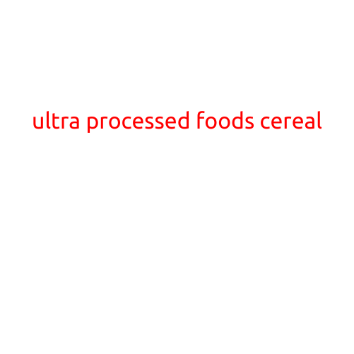 The Truth About Ultra-Processed Foods Cereal: Are You Fueling Your Family with the Wrong Breakfast Choice?