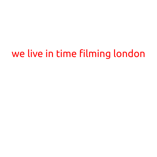 We Live in Time: Filming in London