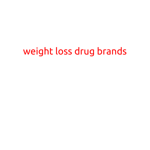 Weight Loss Drug Brands: A Comprehensive Guide