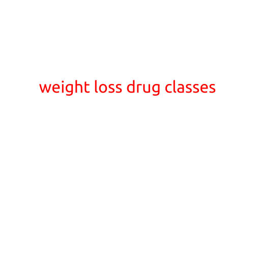 Weight Loss Drug Classes: A Comprehensive Overview