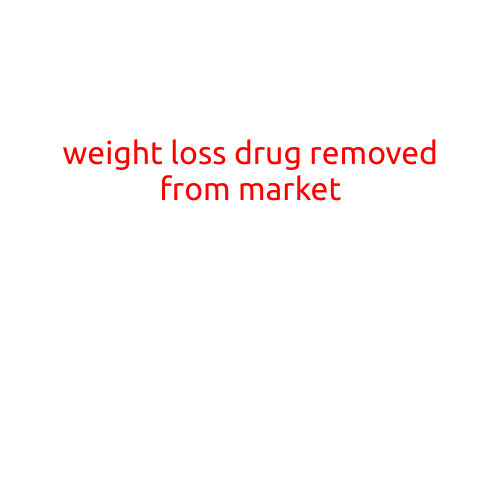 Weight Loss Drug Removed from Market