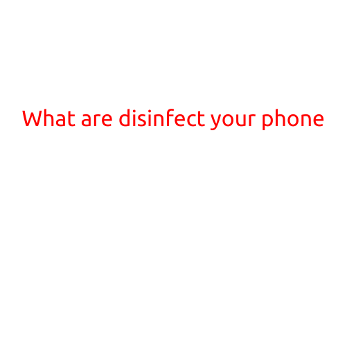 What are Disinfect Your Phone: Tips and Tricks to Keep Your Device Germ-Free