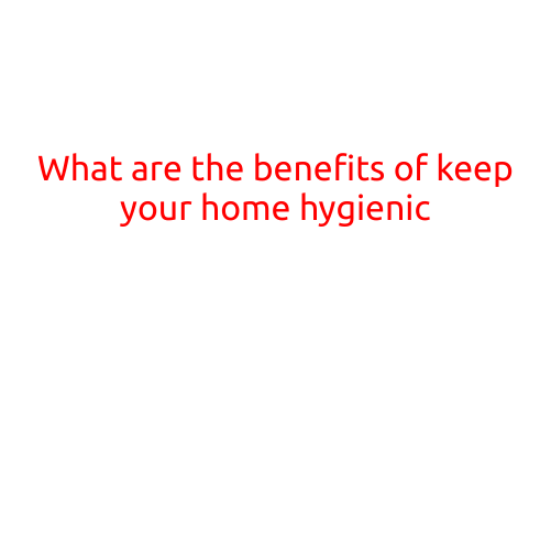 What are the benefits of keeping your home hygienic?