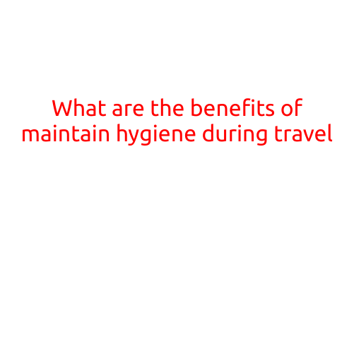 What are the Benefits of Maintaining Hygiene during Travel?