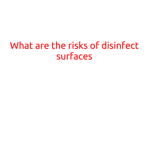 What are the Risks of Disinfecting Surfaces?