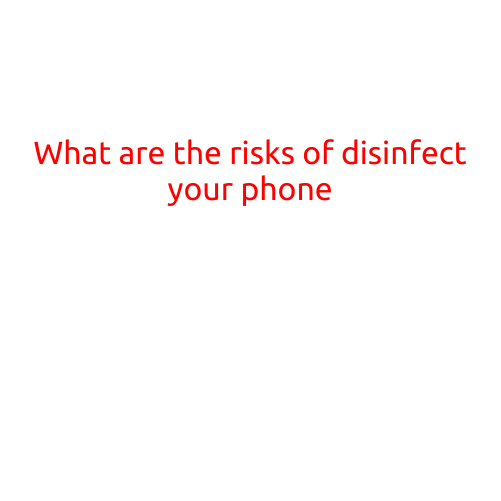 What are the Risks of Disinfecting Your Phone?