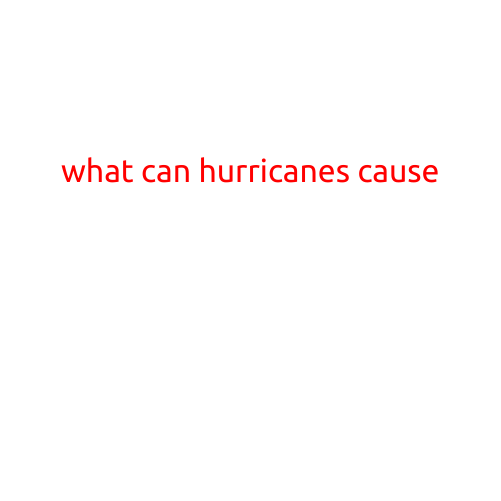 What Can Hurricanes Cause? The Devastating Effects of these Powerful Storms