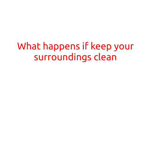 What Happens If You Keep Your Surroundings Clean: The Surprising Benefits