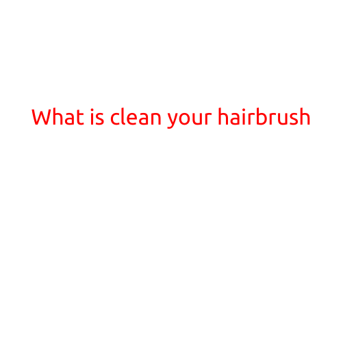 What is Clean Your Hairbrush?