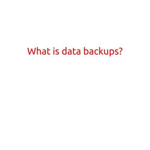 What is Data Backup?