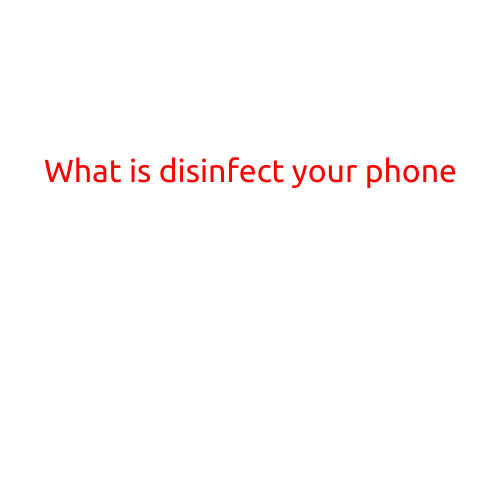 What is Disinfect Your Phone?