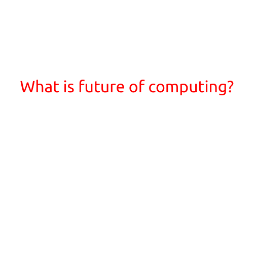 What is the Future of Computing?