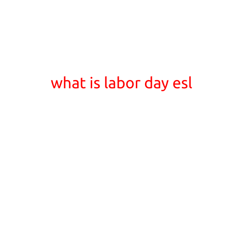 What is Labor Day?