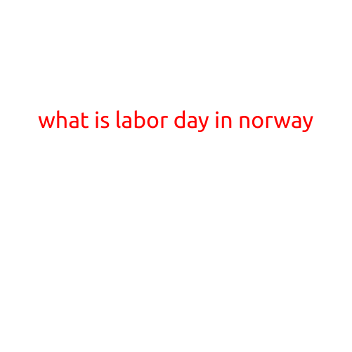 What is Labor Day in Norway?