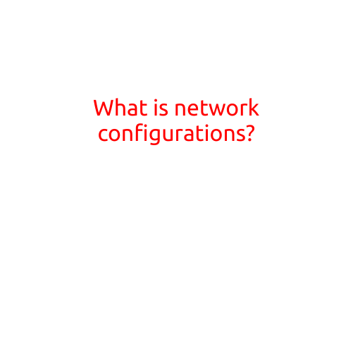 What is Network Configuration?