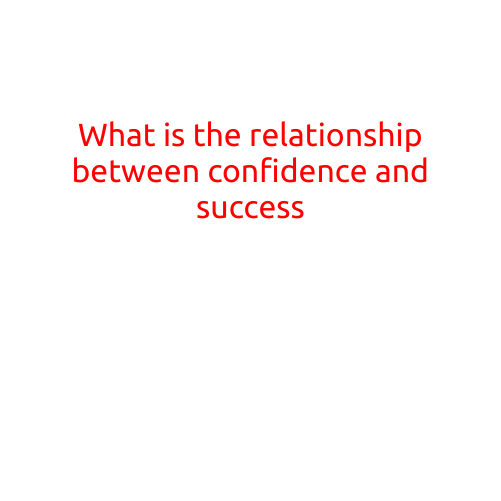 What is the Relationship between Confidence and Success?