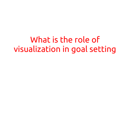 What is the Role of Visualization in Goal Setting?