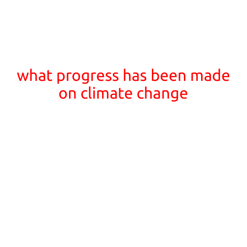 What Progress Has Been Made on Climate Change?