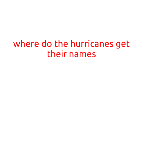 Where Do Hurricanes Get Their Names?